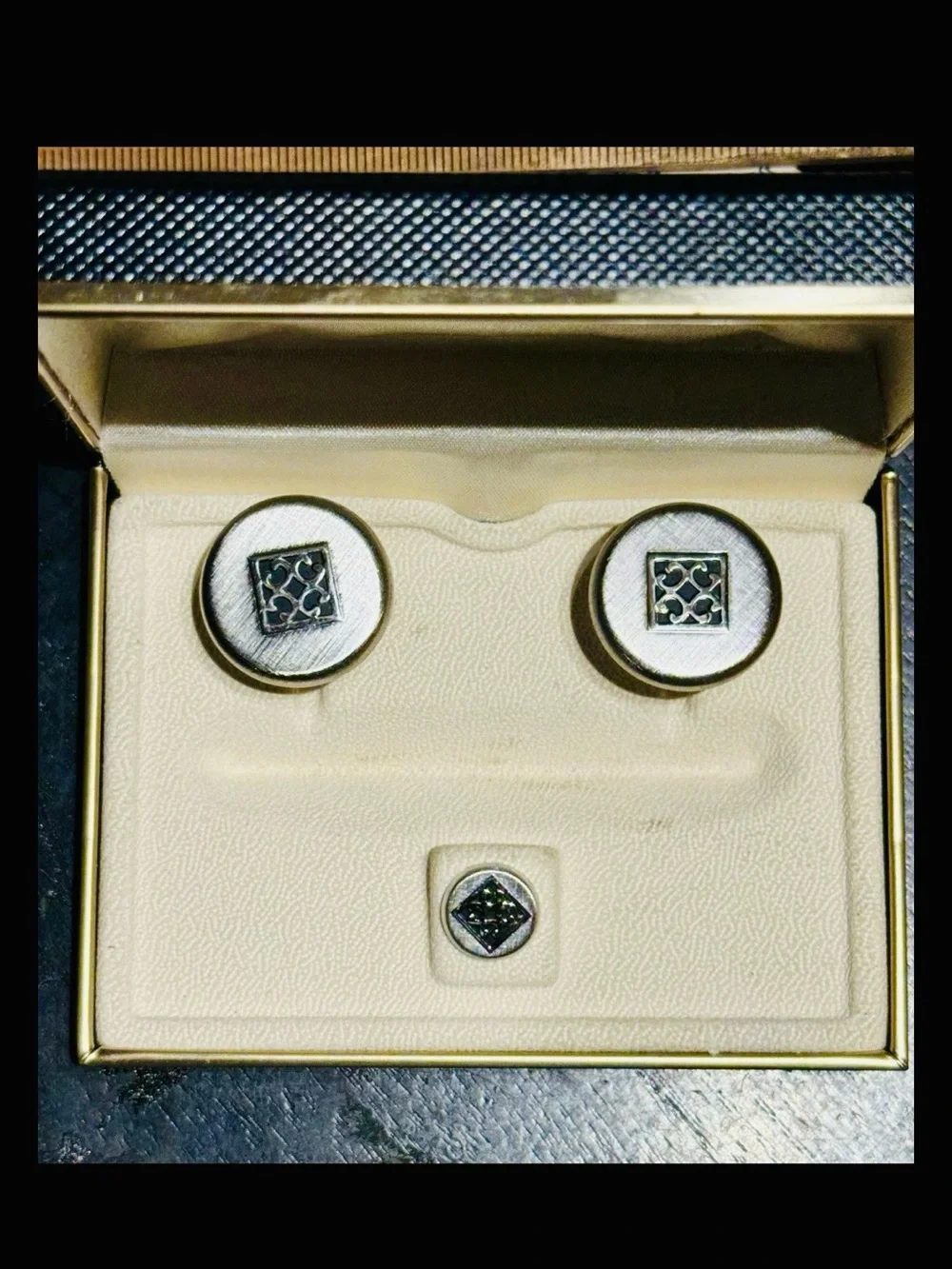 Retro Swank cufflinks and tie pin set classic & timeless accessories